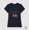 Camiseta Algodaão Peruano - Brinde a vida - Cherries