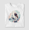 Camiseta Café Parisiense | Coleção Viagem dos Sonhos | Branco | Cinza