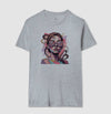 CamisetaReflexo da Alma | Coleção Arte e Inspiração | Branco | Preto | Azul | Cinza | Rosa