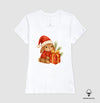 Camiseta Algodão Peruano - Coelho Noel