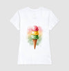 Camiseta Gelato dos Sonhos | Coleção Verão Europeu | Branco | Preto | Azul | Cinza | Rosa
