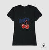 Camiseta Algodaão Peruano - Brinde a vida - Cherries