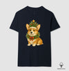 Camiseta Algodão Peruano - Corgi Festivo