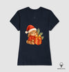 Camiseta Algodão Peruano - Coelho Noel