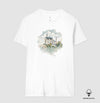 Camiseta Algodão Peruano Castelo dos Sonhos | Coleção Viagem dos Sonhos | Branco